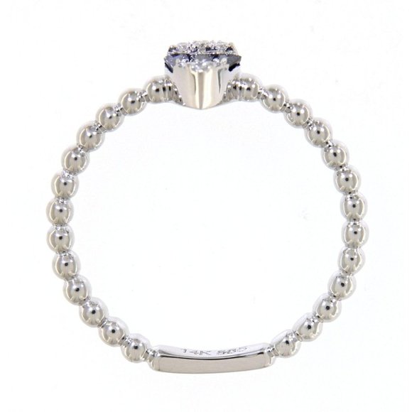 Baguette Diamond Blue Sapphire Ring White Gold